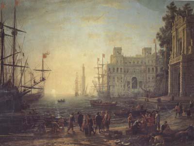 Claude Lorrain Port with the Ville Medici (mk17) China oil painting art